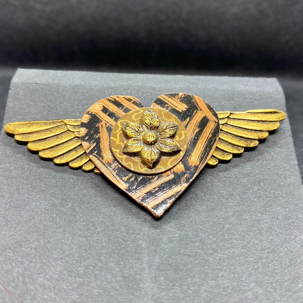 Art Metal Brooch - Karen Boulton & Jonathan Briggs